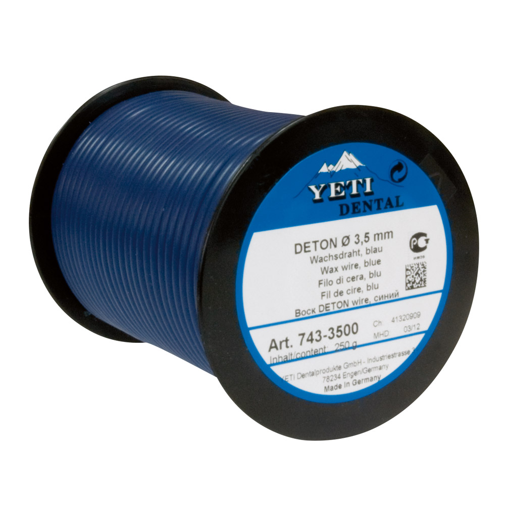 Deton Wachsdraht 4,0mm blau 250g