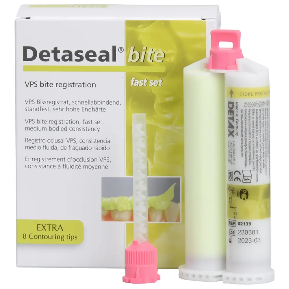 DETAX Detaseal® bite - Standardpackung 2 x 50 ml Doppelkartusche, Zubehör, für Automix 2