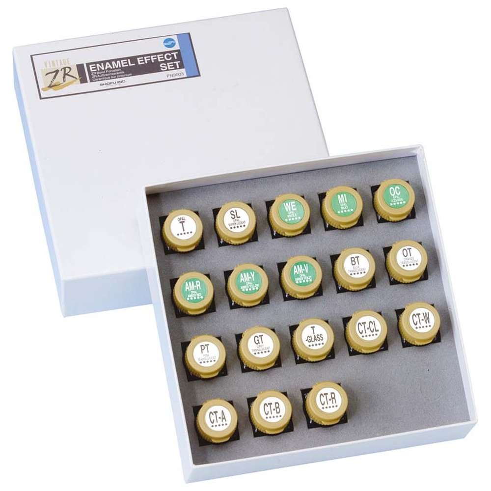 SHOFU VINTAGE ZR - Enamel effekt Set