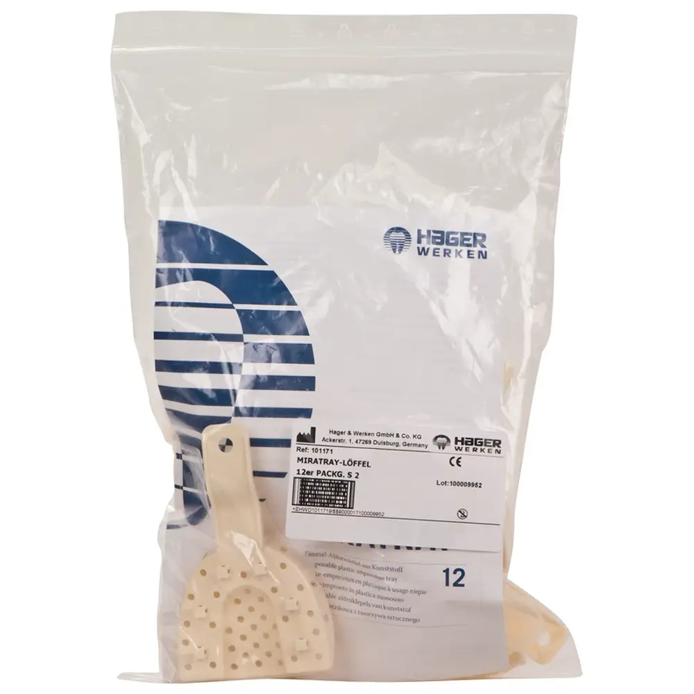 Hager & Werken MIRATRAY® - Packung 12 Stück OK S2, mittel
