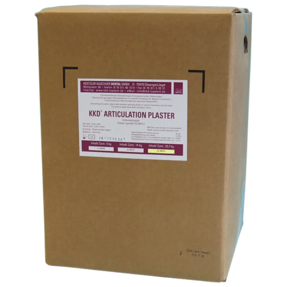 Kentzler-Kaschner KKD® Articulation Plaster - Karton 22,7 kg Gips
