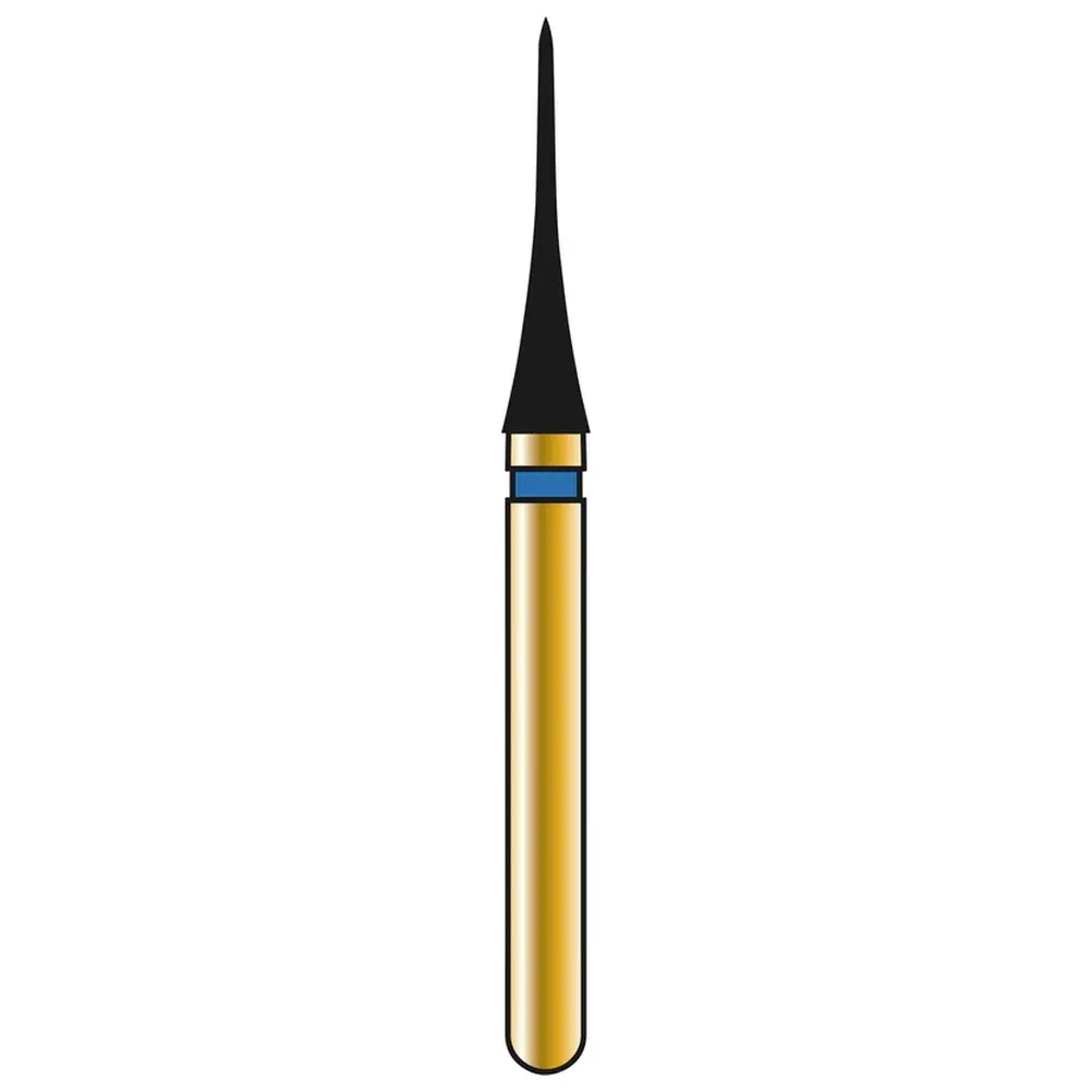 COLTENE DIATECH Diamanten G392 - Packung 5 Stück blau mittel (M), FG, Figur 465 Interdental, 8 mm, ISO 018