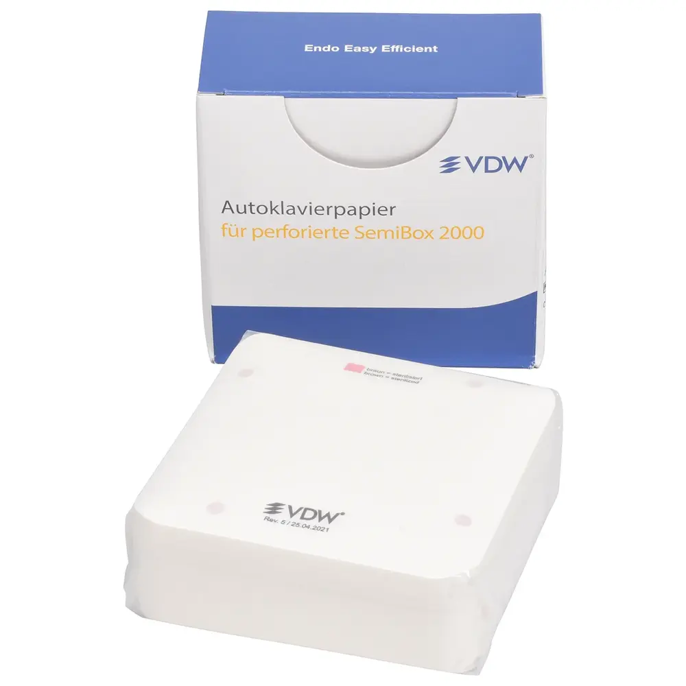 VDW Autoklavierpapier - Packung 250 Stück für SemiBox
