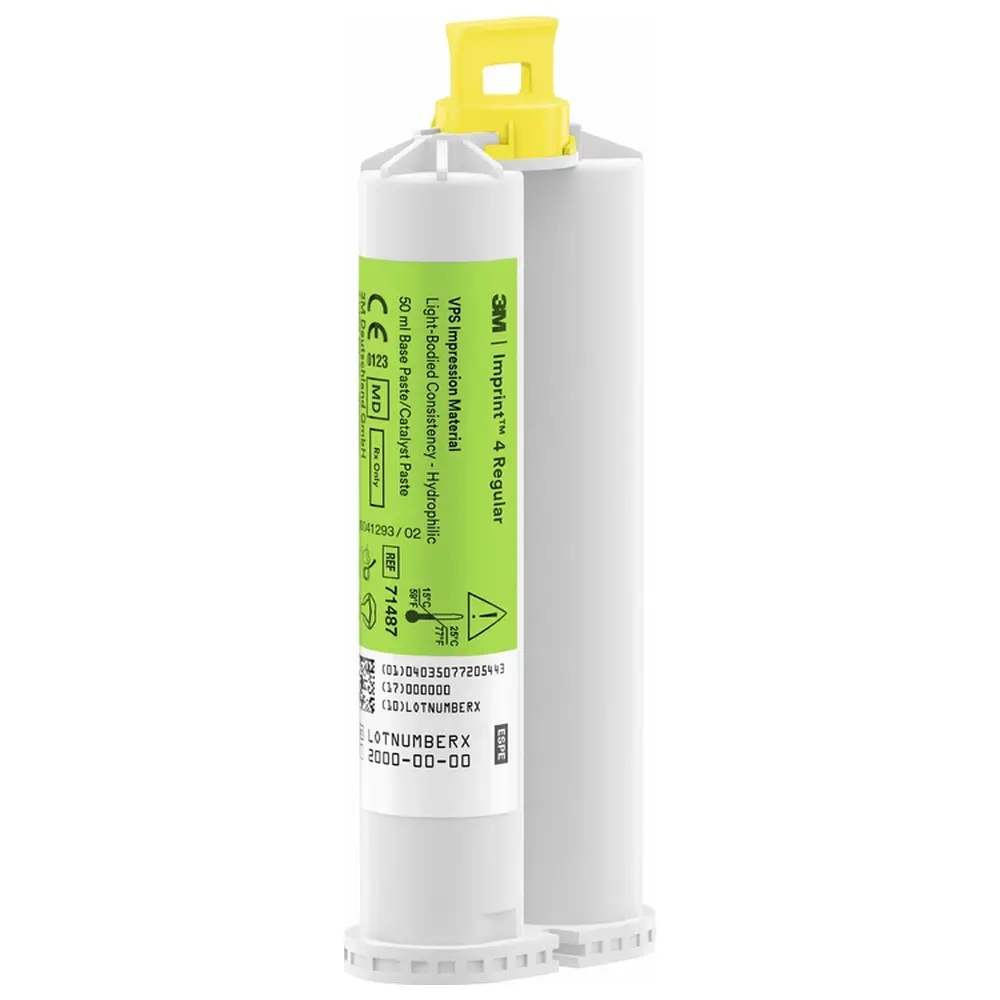 Solventum Dental Solutions Imprint™ 4 - Refill Packung 4 x 50 ml Doppelkartusche Regular, Zubehör
