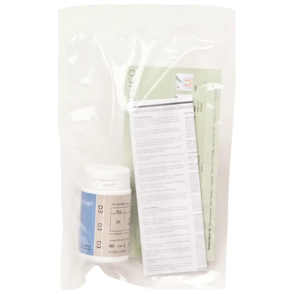 Saremco els composite extra low shrinkage® - Packung 20 x 0,37 g Tip D3