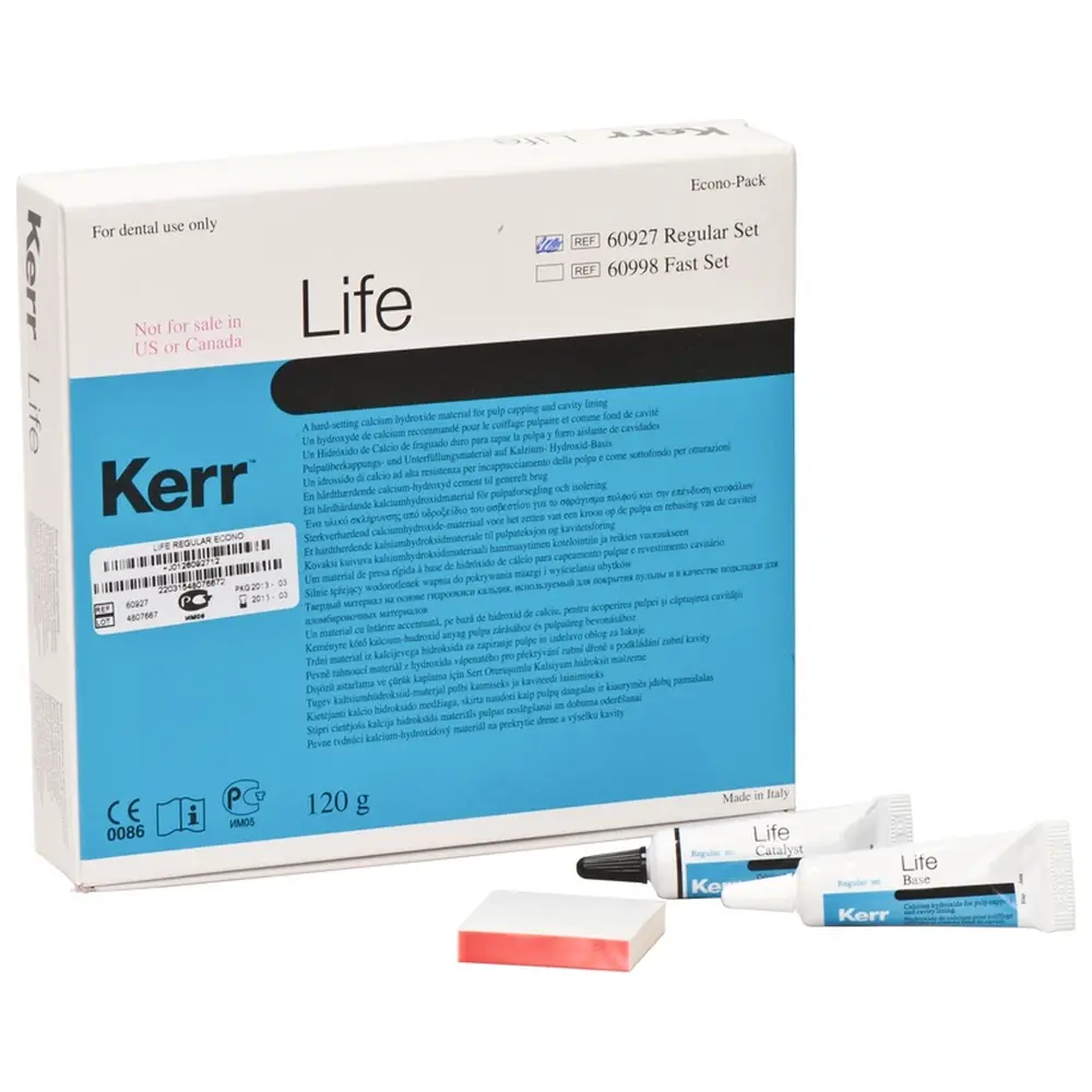 Kerr Life - Packung 5 x 12 g Basis- und Katalysatorpaste regular, 1 Anmischblock