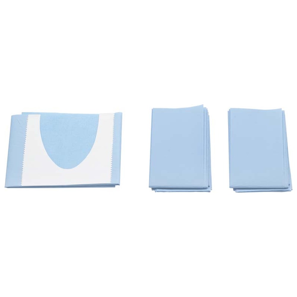 Euronda OP-Set Abdecktücher steril - Set 50 x 75 cm, hellblau