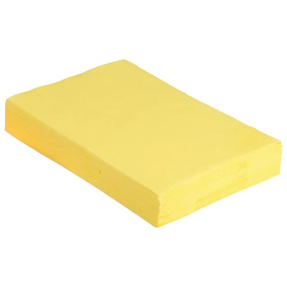 Euronda Monoart® Traypapier für Normtrays - Blisterpackung 250 Stück 18 x 28 cm, gelb