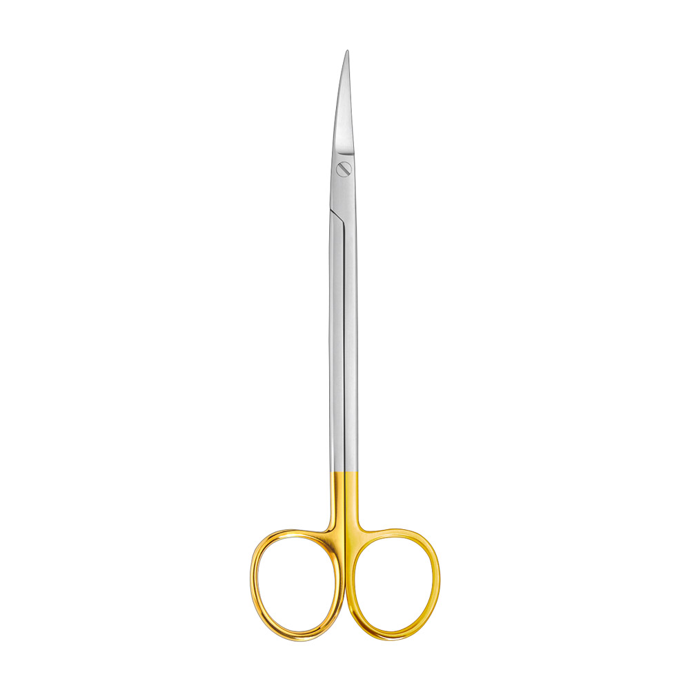 Chirurgische Schere TC 16cm gebogen St