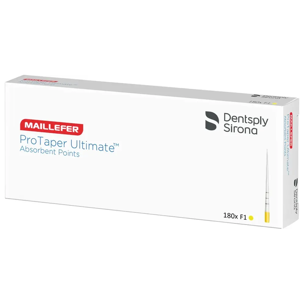 Dentsply Sirona ProTaper Ultimate™ Papierspitzen - Packung 180 Stück F1