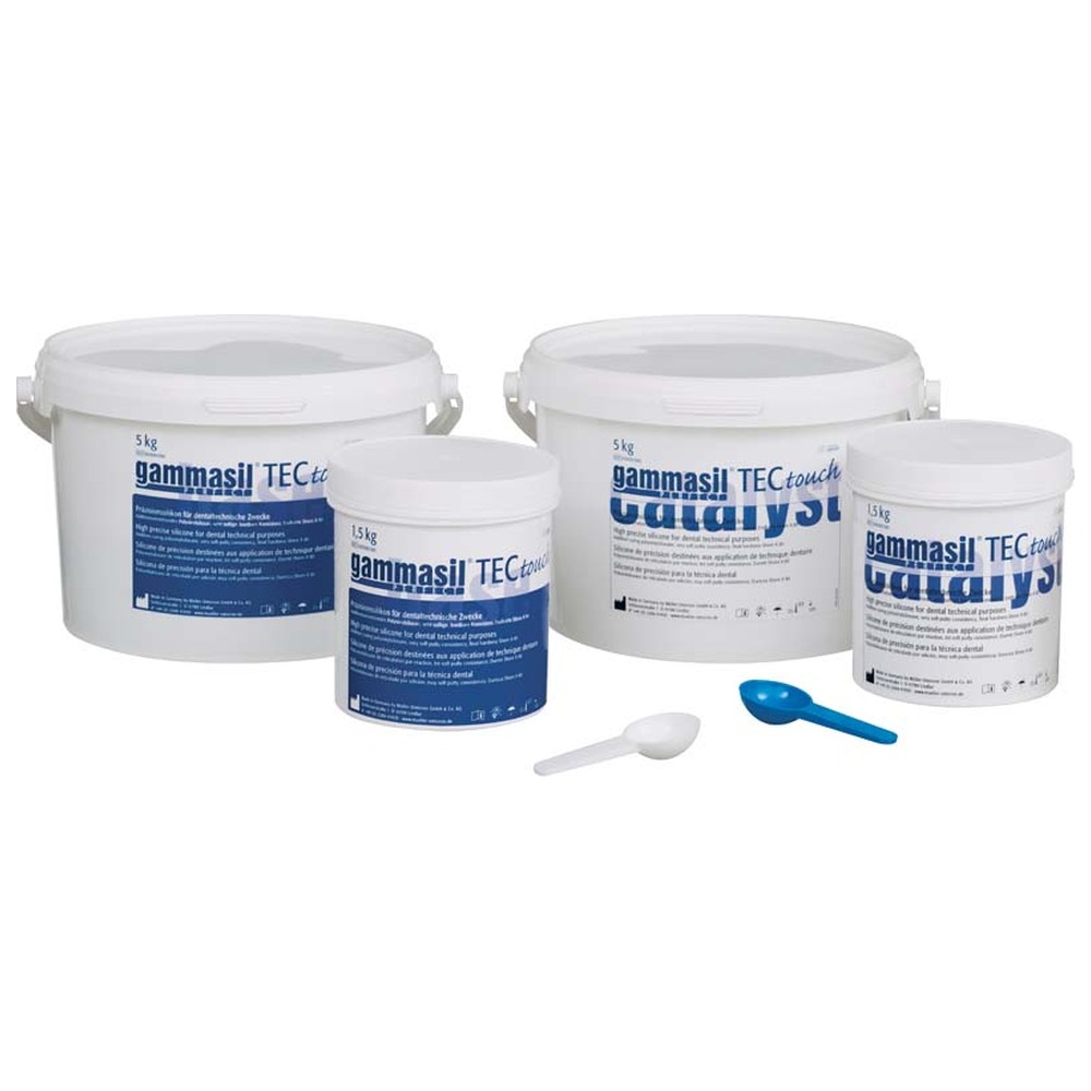 Müller-Omicron gammasil® PERFECT TEC Touch - Großpackung 5 kg Base, 5 kg Katalysator