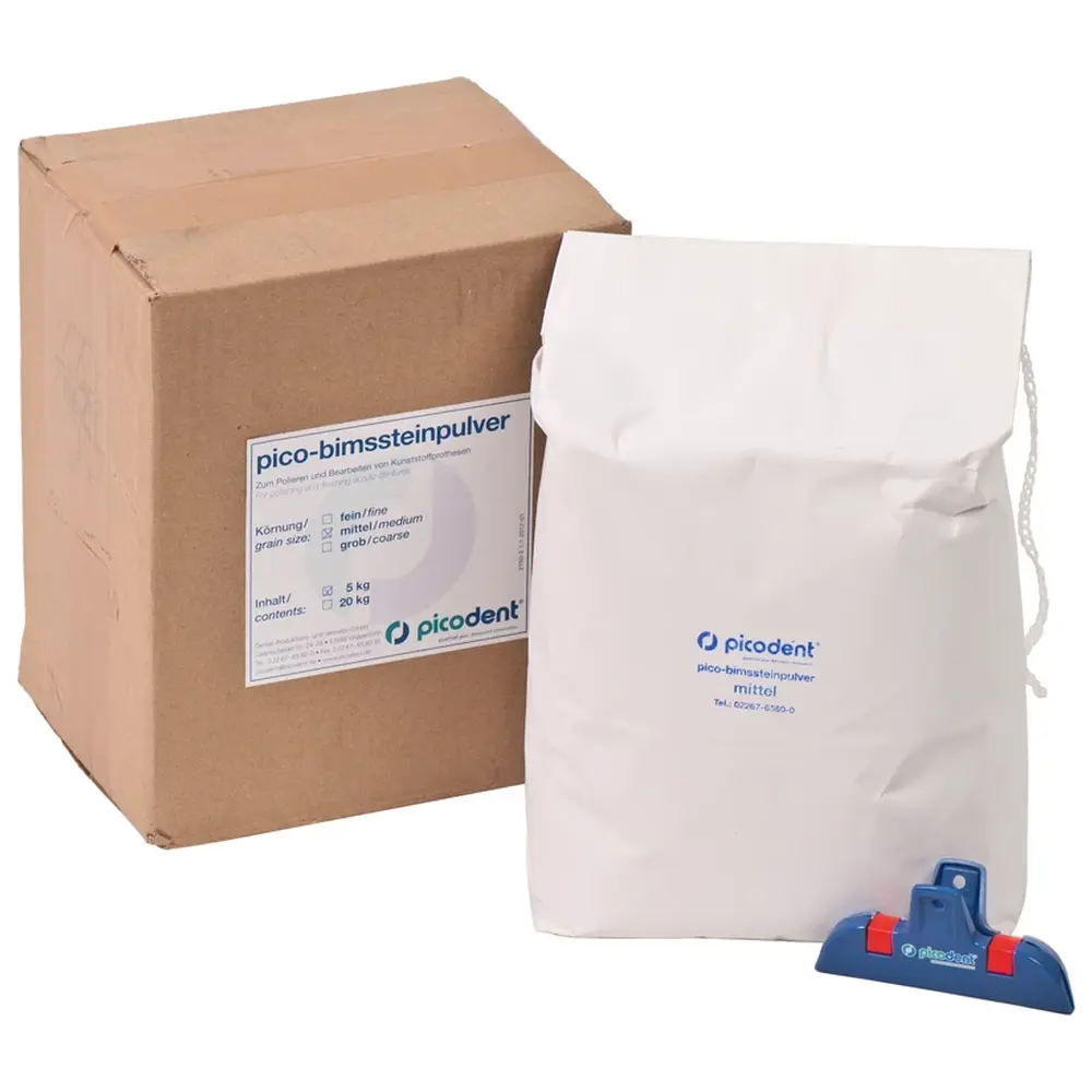 picodent pico-bimssteinpulver - Karton 5 kg mittel
