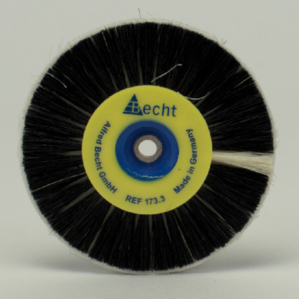 Polierbürste/Einlage 40/80mm schwarz St