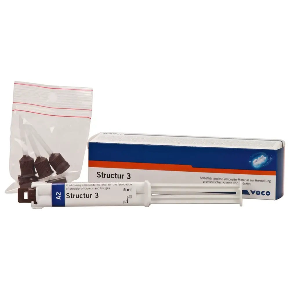 VOCO Structur 3 QM - Packung 5 ml QuickMix Spritze A2, Mischkanülen Typ 10
