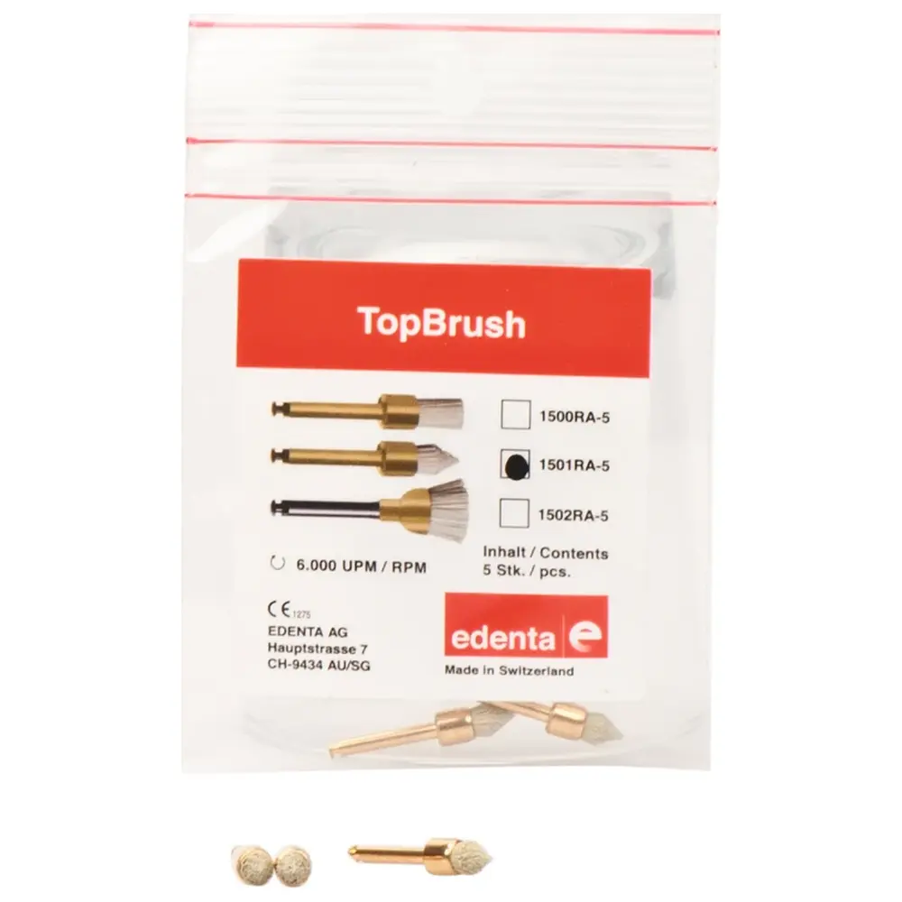 Edenta TopBrush - Packung 5 Stück ISO 050, RA, spitz