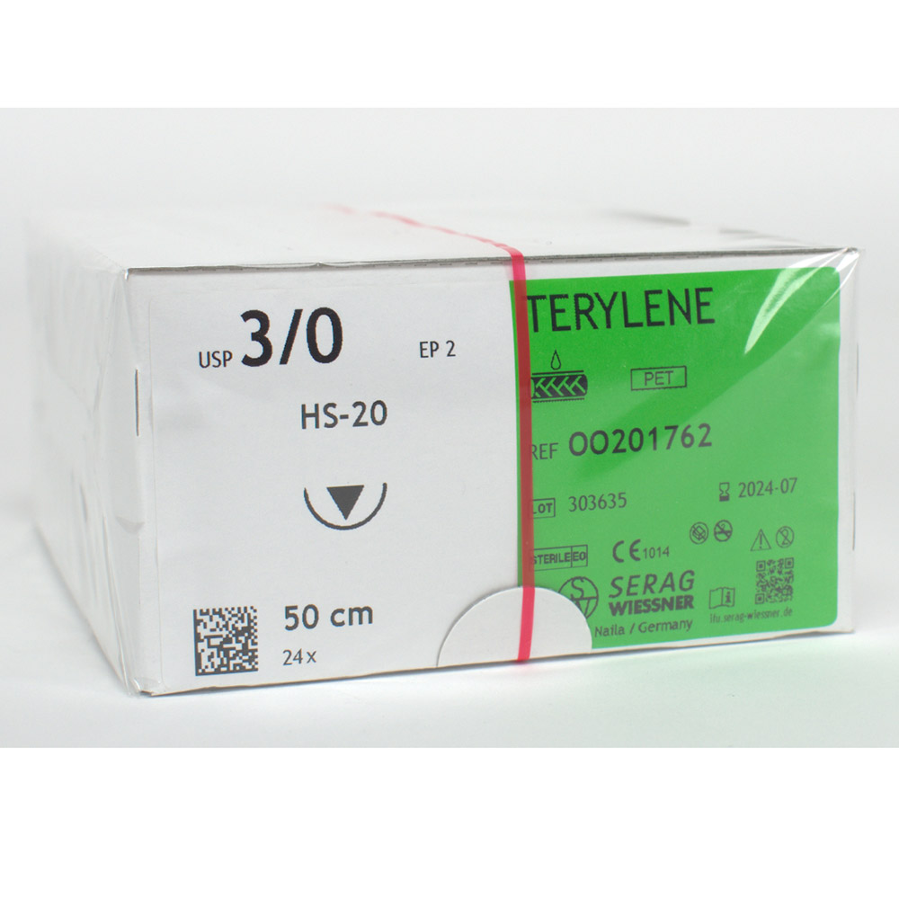 Terylene grün 3/0 HS-20 0,5 2Dtz