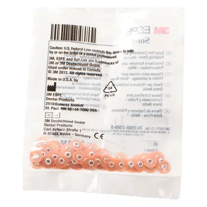 3M Espe Dental Products Sof-Lex XT Polierscheiben D9,5mm mittel Pa 85 3M Espe Dental Products Sof-Lex XT Polierscheiben D9,5mm mittel Pa 85