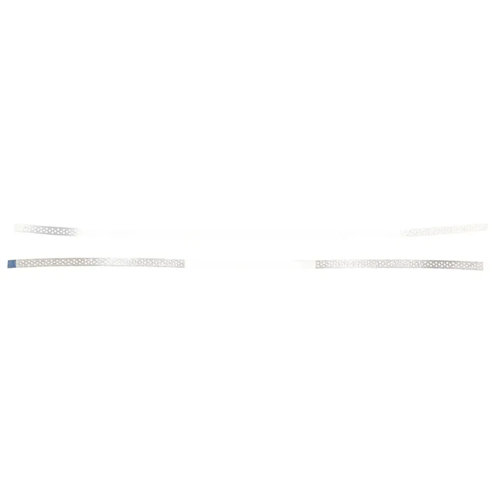 Edenta Diamantstreifen - Packung 10 Stück einseitig, perforiert, 40 mm Sägeverzahnung, blau Standard, 2,5 mm, Stärke 0,13 mm