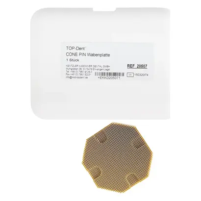 Kentzler-Kaschner TOPDENT Cone Pin - Stück Wabenplatte