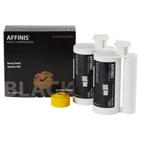 COLTENE AFFINIS® heavy body BLACK EDITION - Packung 2 x 380 ml System 360, 1 Fixation Ring