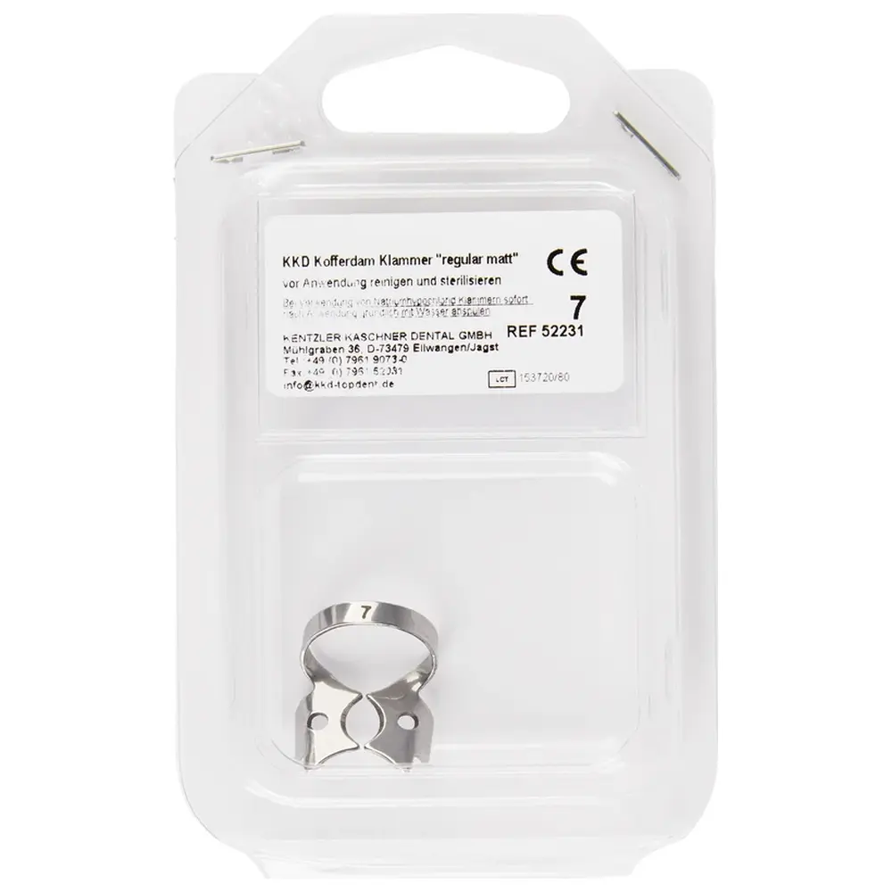 Kentzler-Kaschner KKD® Klammern Standard - Stück Nr. 7, für UK Molaren