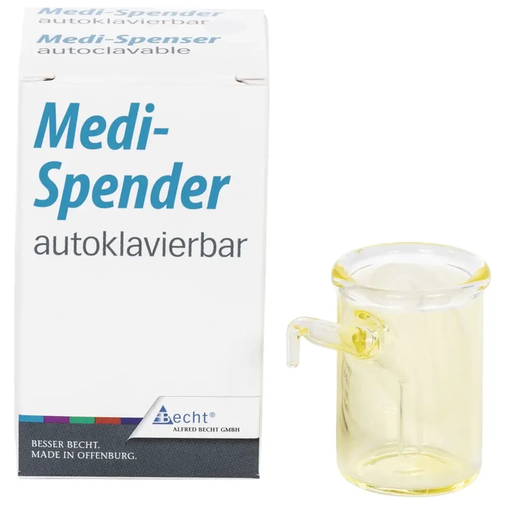 Becht Medi-Spender-Gläschen - Stück gelb