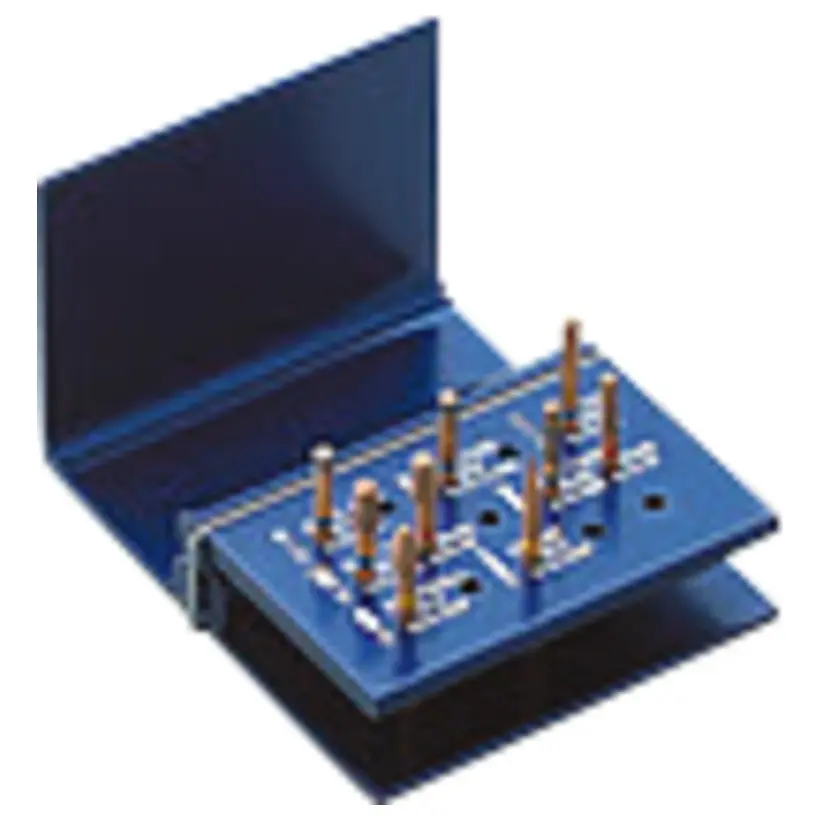 Kentzler-Kaschner KKD® Kofferdam Klammern triColor Antireflect - Stück gold matt, Nr. 212, für labiale Karies
