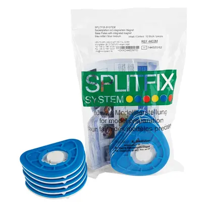 Kentzler-Kaschner TD SPLITFIX Sockelplatten - Packung 10 Stück blau, mittel