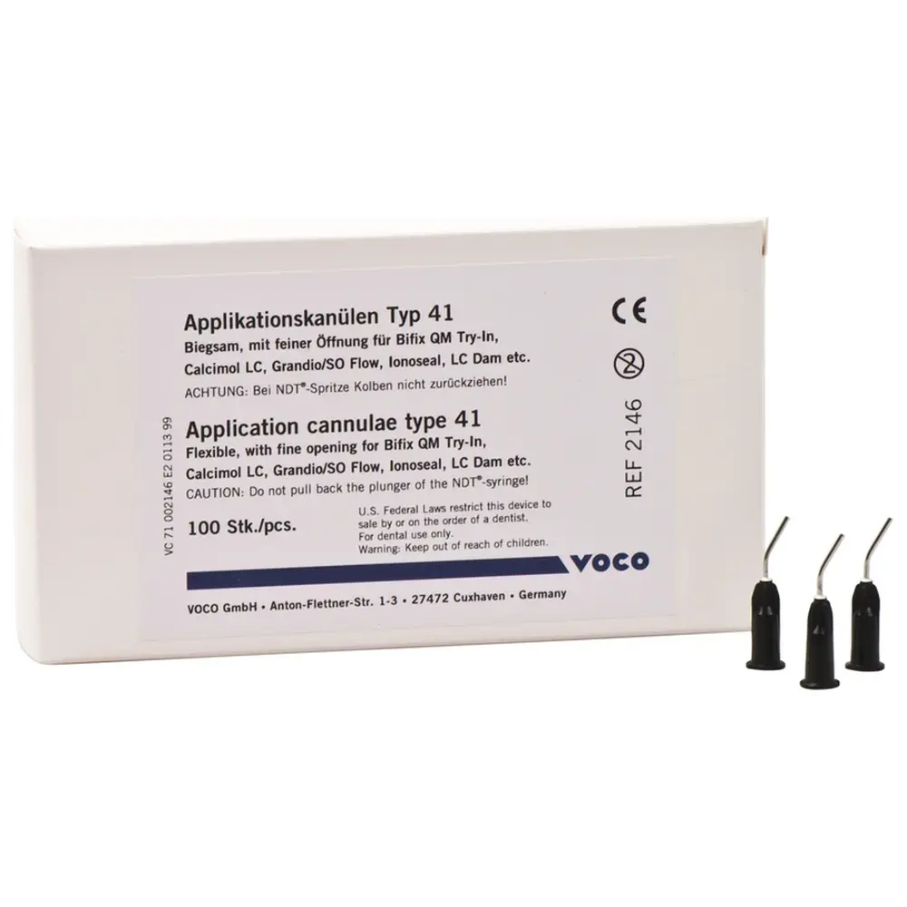 VOCO Applikationskanülen Typ 41 - Packung 100 Kanülen VOCO Applikationskanülen Typ 41 - Packung 100 Kanülen