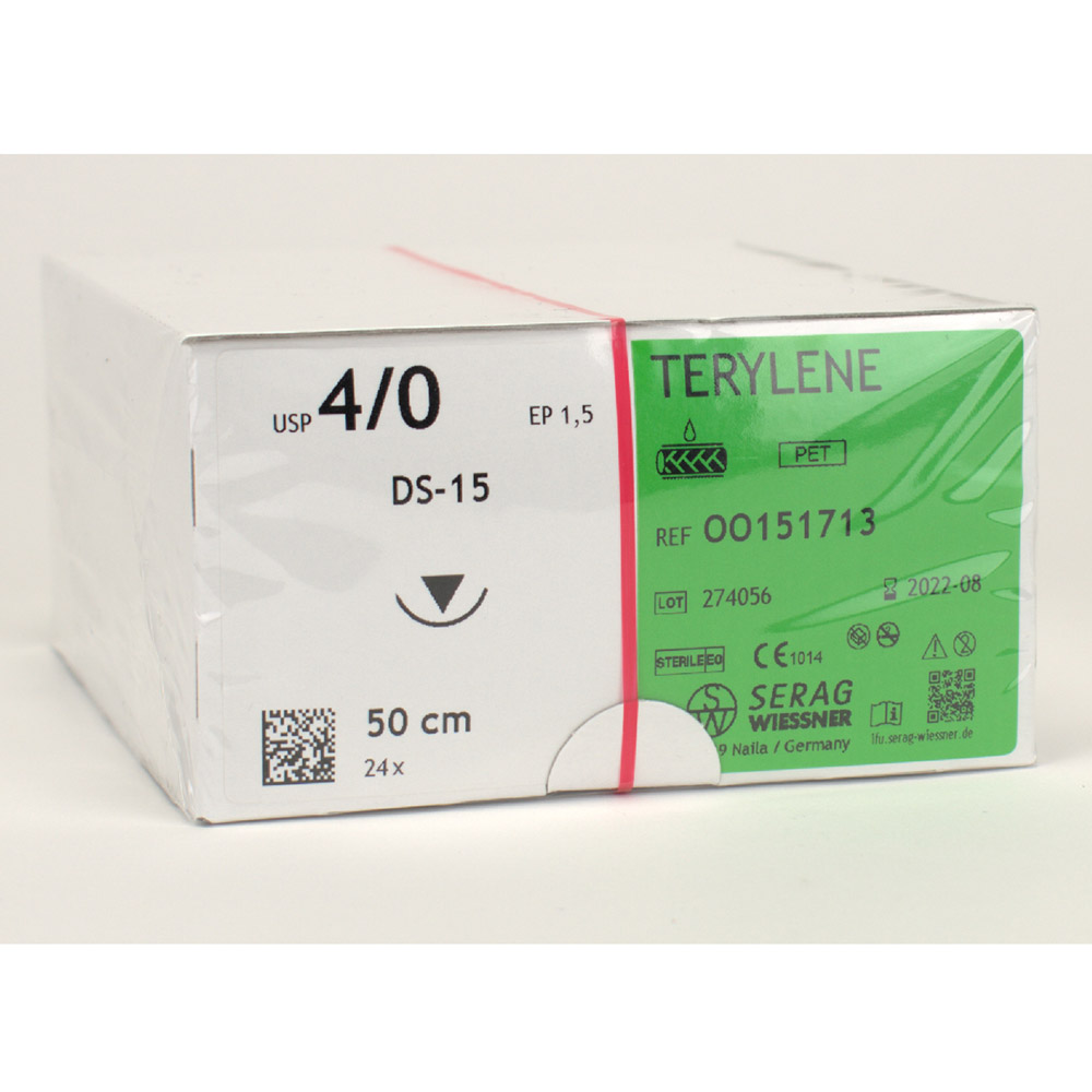 Terylene grün EP1,5 DS-15 4/0 2Dtz