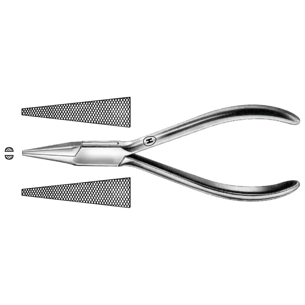 Karl Hammacher GmbH Flachspitzzange gerieft 130mm HSL 478-13 St