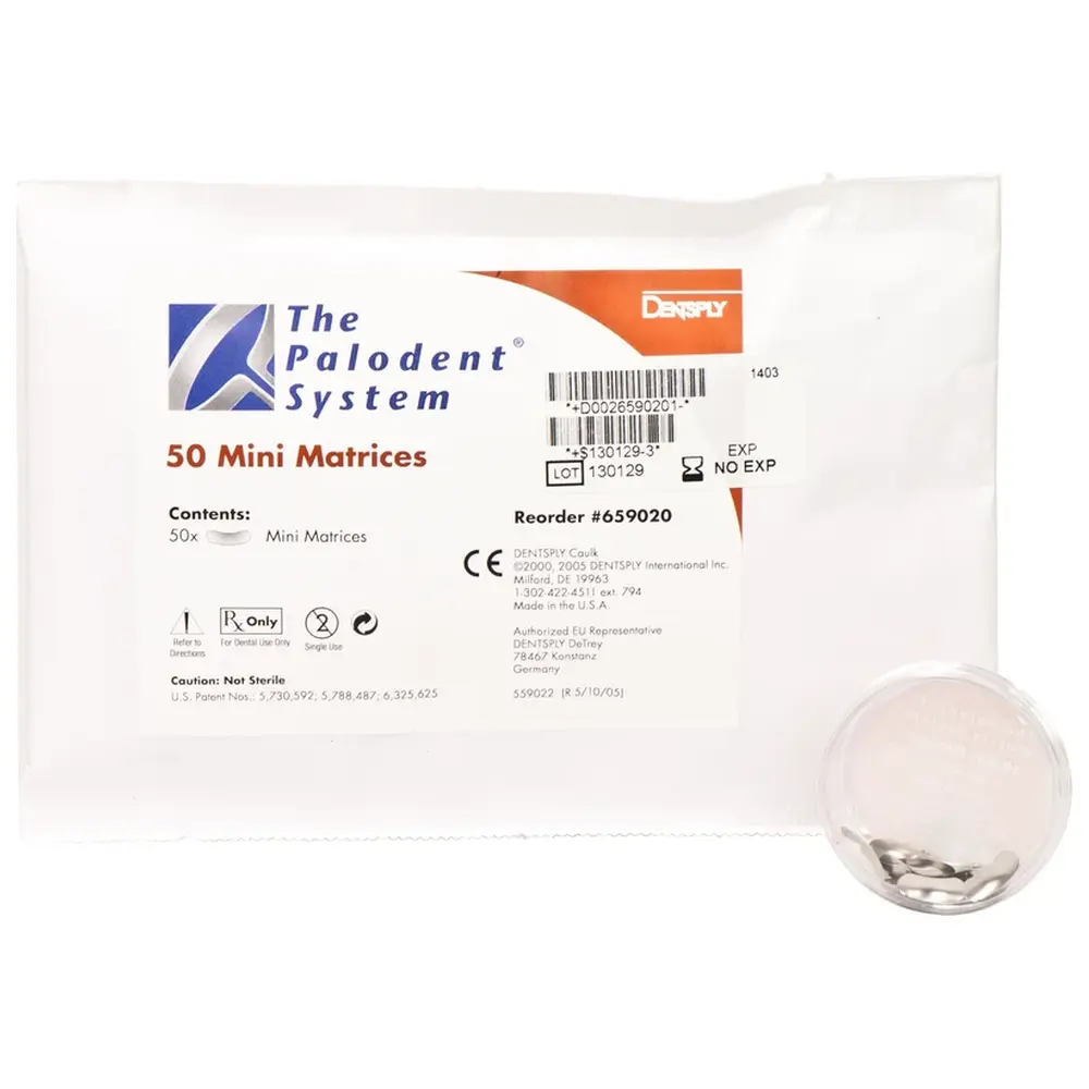 Dentsply Sirona Palodent® Teilmatrizensystem - Nachfüllpackung 50 Matrizen mini