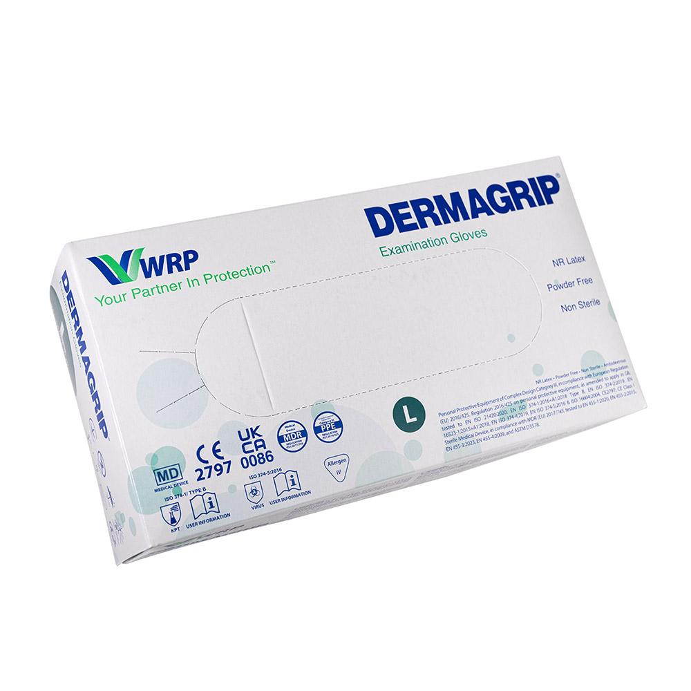 GX248585_Dermagrip_Latex_pdfr_nweiss_GrL__100St Dermagrip Latex pdfr n.weiß Gr.L 100St