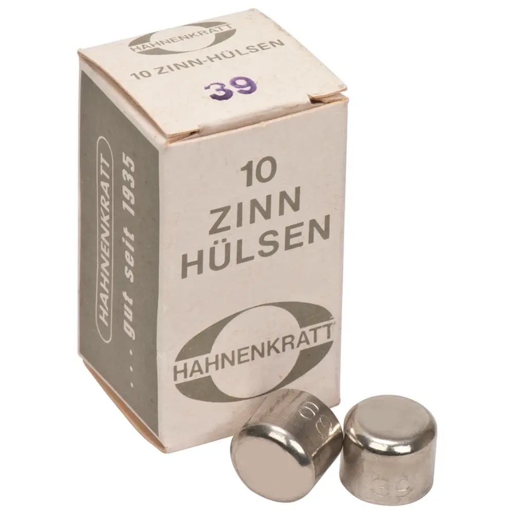 HAHNENKRATT PROVISA Schutzhülsen Zinn - Packung 10 Stück 39