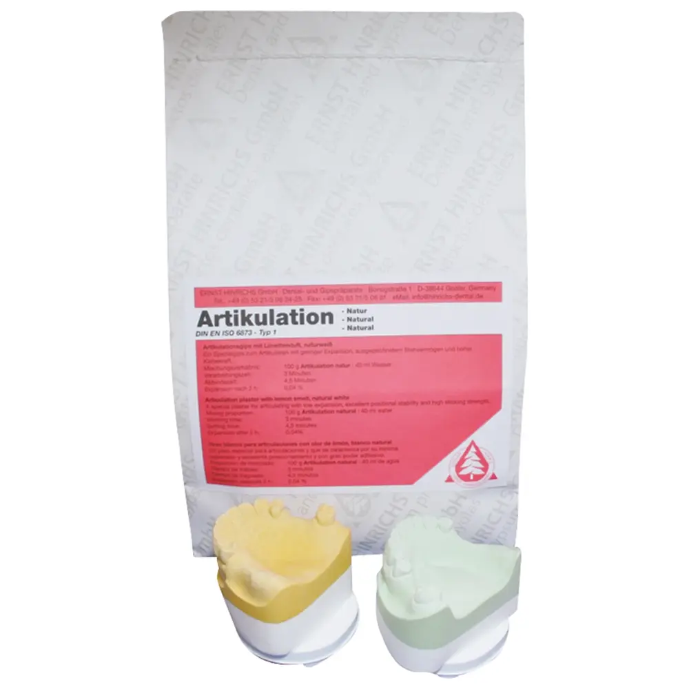 ERNST HINRICHS Artikulationsgips - natur - Sack 25 kg Atikulationsgips