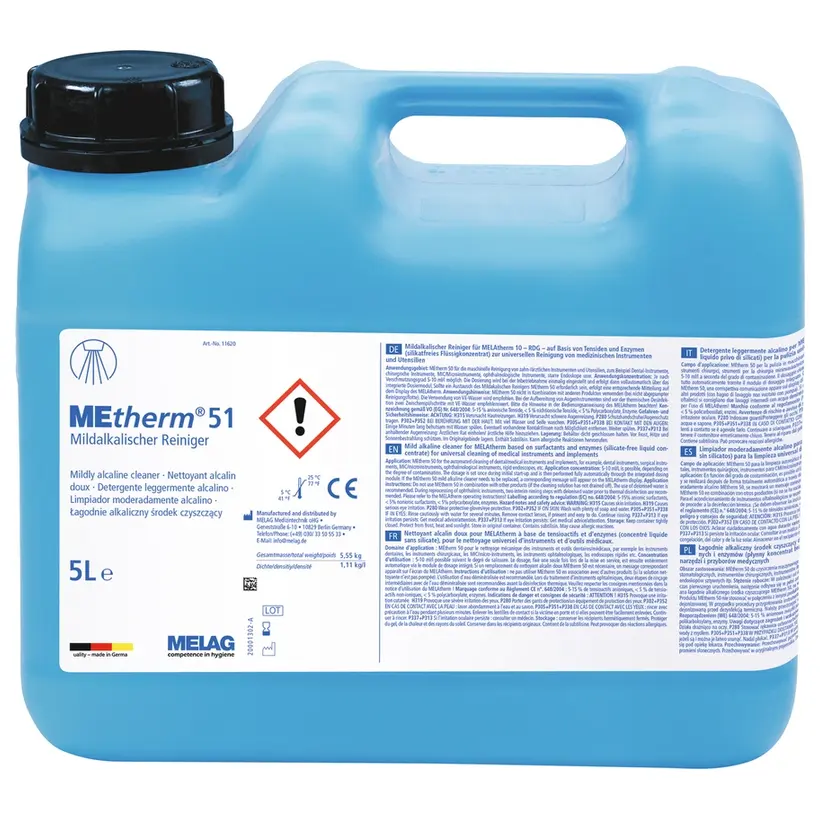 Schülke & Mayr GmbH MEtherm 51 Mildalkalischer Reiniger Kanister 5l