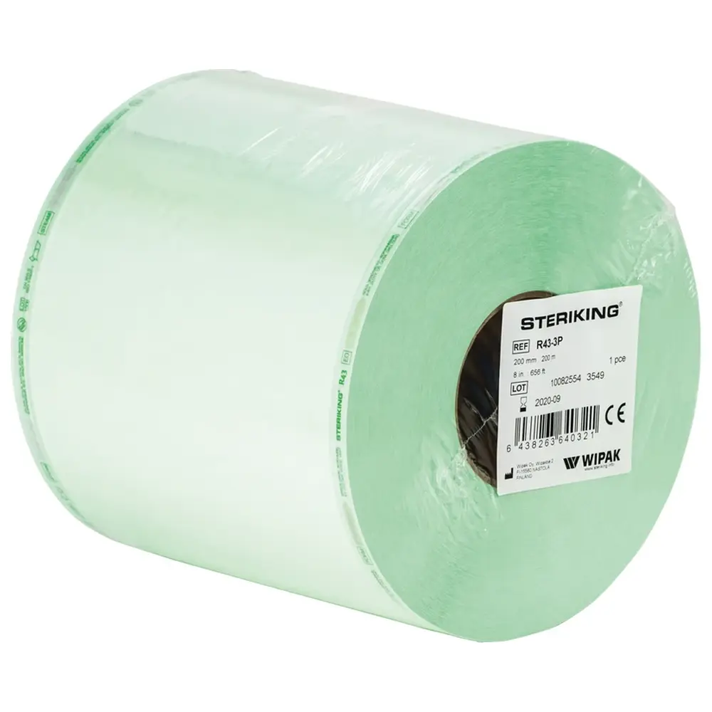 Steriking Sterilisationsrollen R / RB - Rolle 200 m, 200 mm Steriking Sterilisationsrollen R / RB - Rolle 200 m, 200 mm