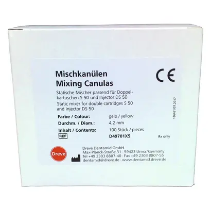 Dreve Dentamid GmbH Dreve Mischkanüle gelb Pa 100