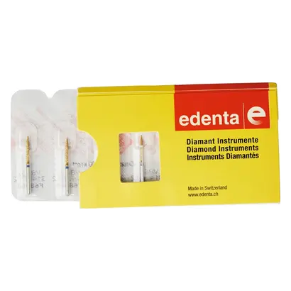 Edenta DIACUT V863 - Packung 5 Stück blau Standard, FG, Figur 250 Flamme, 10 mm, ISO 012