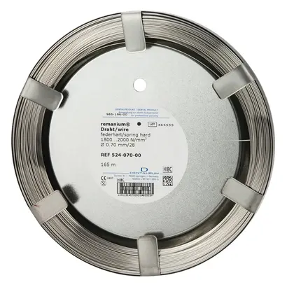 Dentaurum GmbH & Co. KG remanium Draht rund federhart D0,70mm/28 Rolle