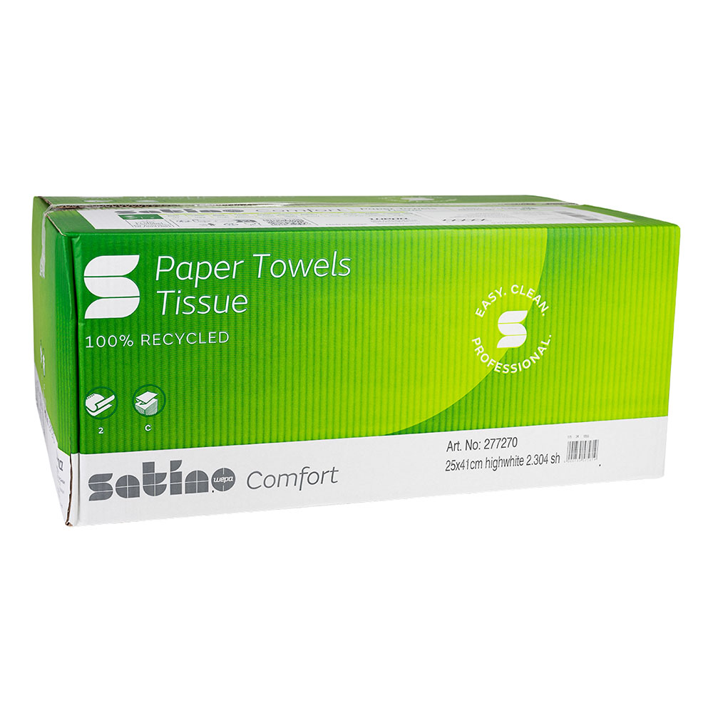 Wepa SatinoComfort 25x41 2lg weiß Krt