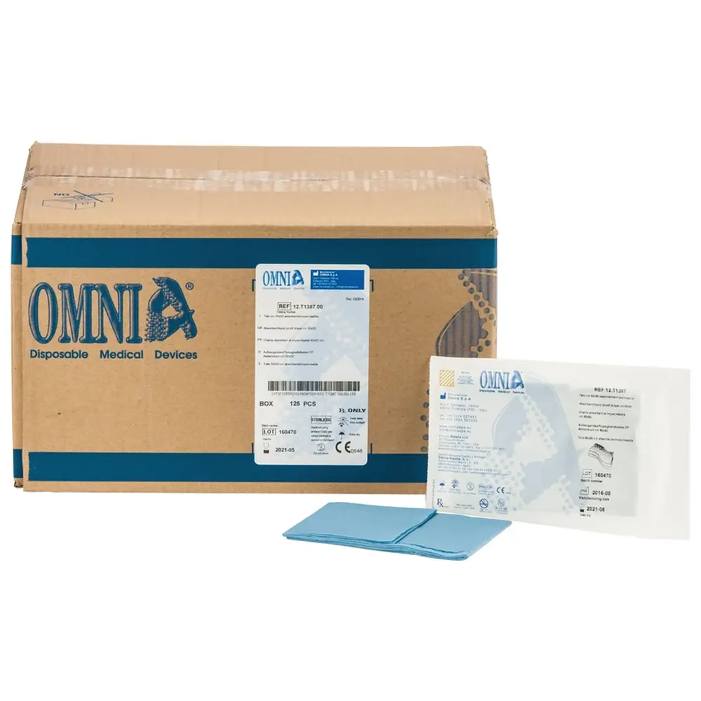 Omnia OP Abdecktuch - Packung 125 Stück 50 x 50 cm