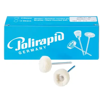 Polirapid Dr. Montemerlo GmbH & Co. KG Miniaturbürste m.HP 103d/21mm H Baumwollgarn doppelt Pa 6