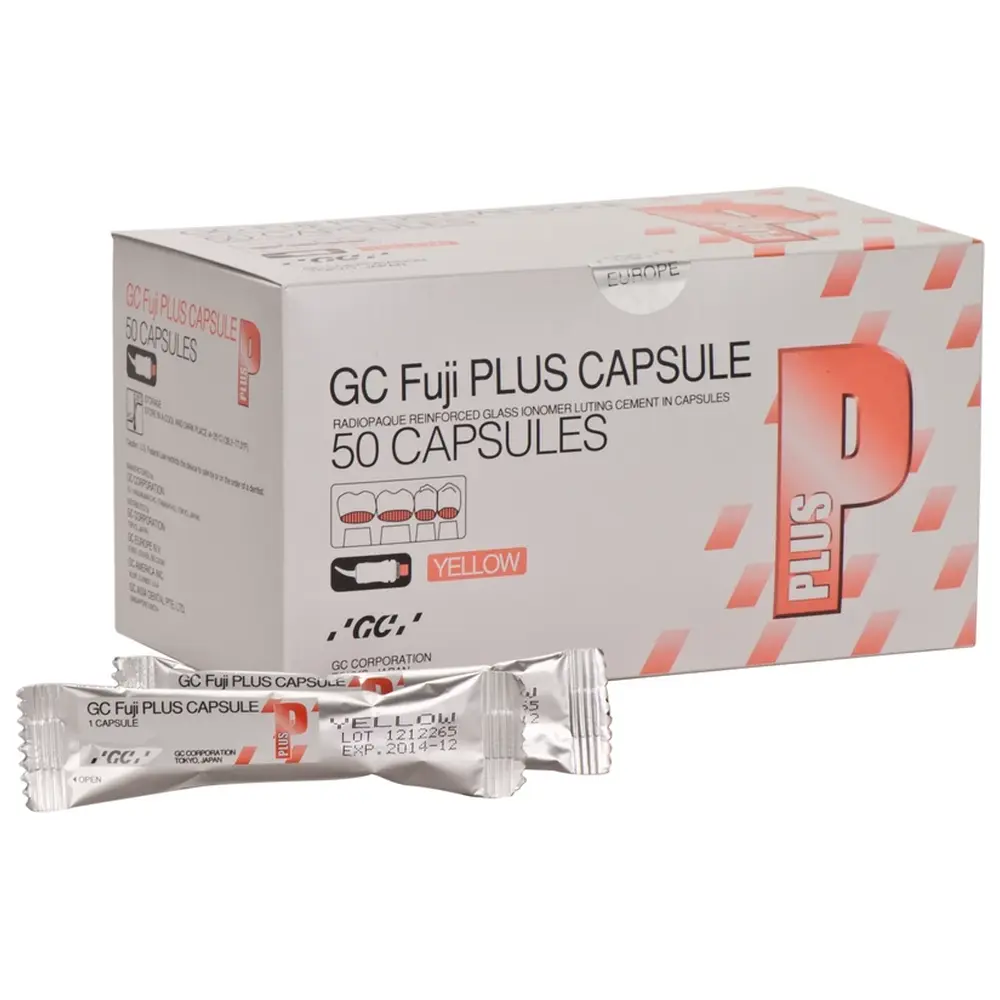 GC Fuji PLUS - Packung 50 Kapseln yellow