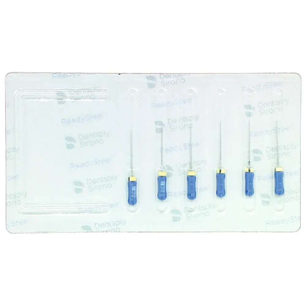 Dentsply Sirona READYSTEEL K-Flexofiles - Packung 6 Stück 21 mm ISO 030
