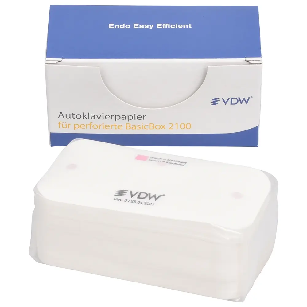 VDW Autoklavierpapier - Packung 250 Stück für BasicBox