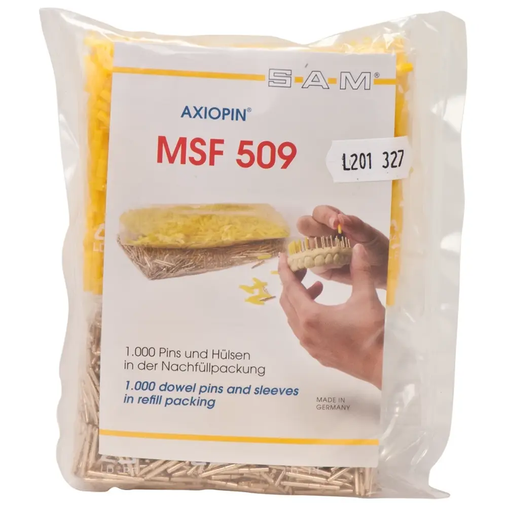SAM® PIN SYSTEM AXIOPIN® - Nachfüllpackung 1.000 Pins, 1.000 Hülsen