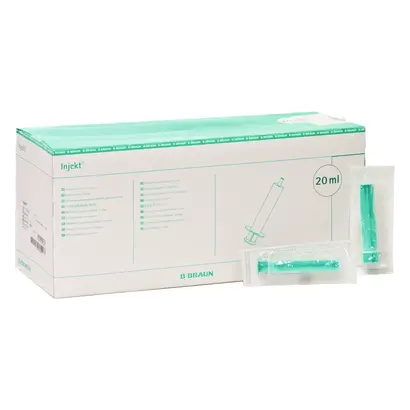 B. Braun Deutschland GmbH & Co. KG Injekt Solo Einmalspritze 20ml Pa 100 B. Braun Deutschland GmbH & Co. KG Injekt Solo Einmalspritze 20ml Pa 100