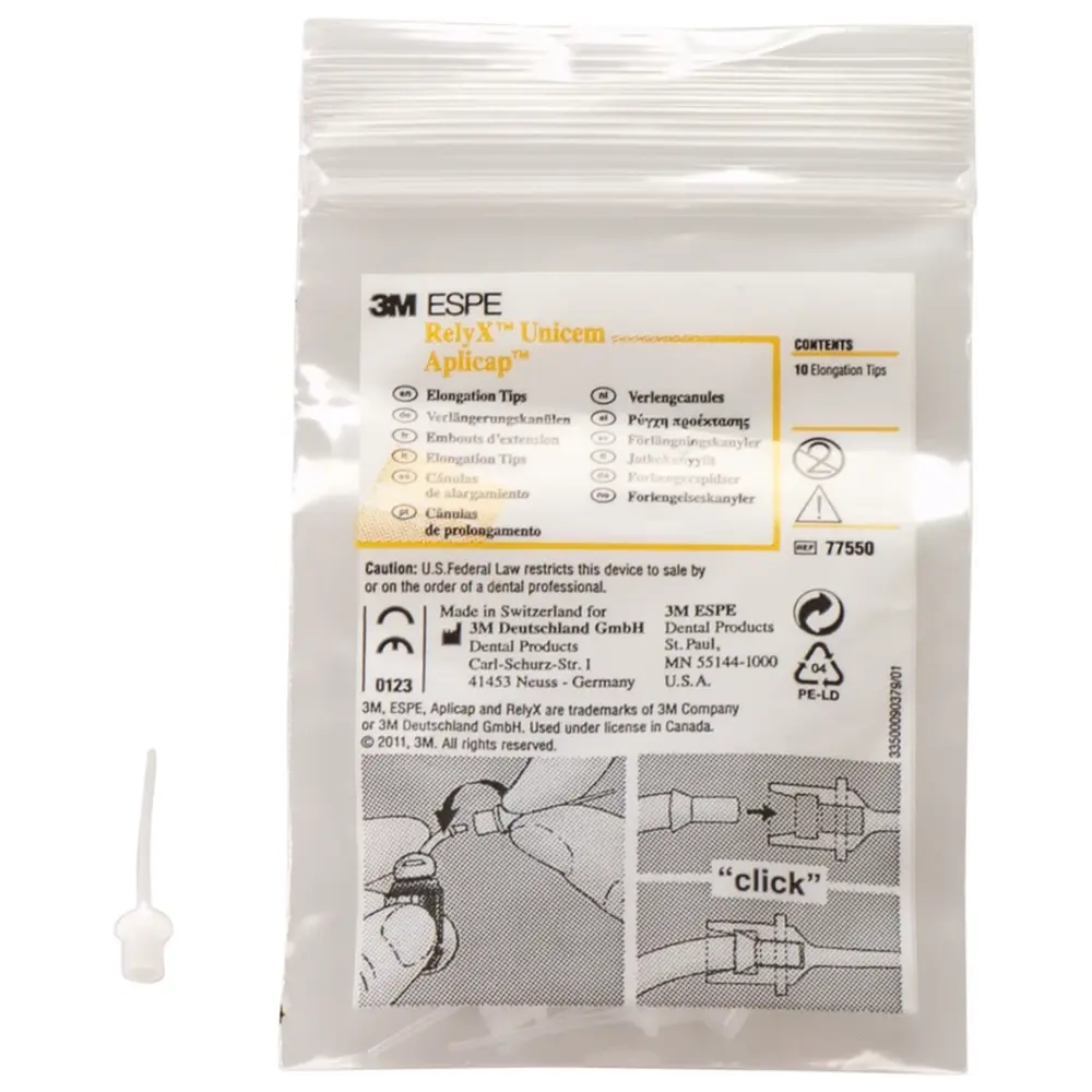 Solventum Dental Solutions RelyX™ Unicem Aplicap™ - Packung 10 Verlängerungskanülen