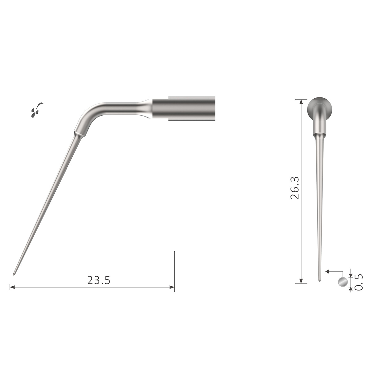 Xpedent Ultraschallspitze sET40 Endo (passend für den Einsatz mit ACTEON/Satelec® Geräten)